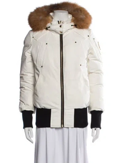 Pre-owned Moose Knuckles Down Jacket In Neutrals