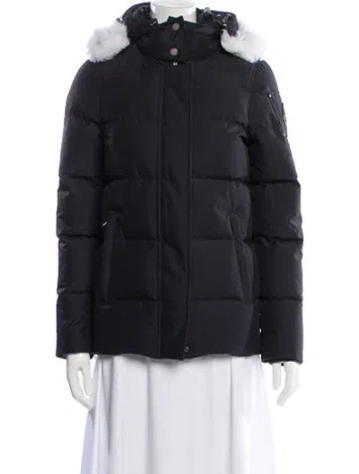 Pre-owned Moose Knuckles Down Jacket W/ Tags In Black