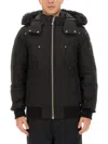 Moose Knuckles Ballistic Bomber Jacket In Black