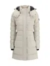 Moose Knuckles Quilted Padded Single-breasted Coat In Neutral