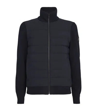 Moose Knuckles Black Kamet Hybrid Jacket