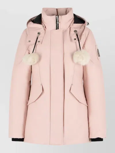 Moose Knuckles Down Parka Coat In Multi