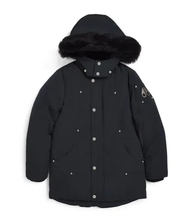 Moose Knuckles Kids' Down Puffer Coat (6-18 Years) In Navy