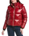 Moose Knuckles Down Puffer Jacket In Red