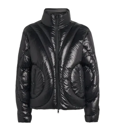 Moose Knuckles Down Quilted Puffer Jacket In Black