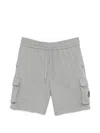 Moose Knuckles Drawstring Cargo Shorts In Gray