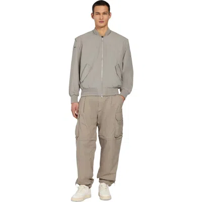 Moose Knuckles Drummond Water Repellent Bomber Jacket In Gray