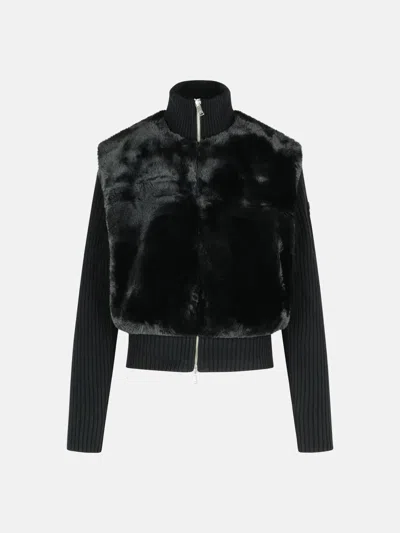 Moose Knuckles 'dua Bunny' Black Polyester Sweatshirt