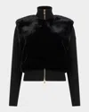 Moose Knuckles Dua Bunny Sweater In Black