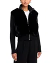 Moose Knuckles Dula Bunny Sweater In Black