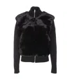 Moose Knuckles Dula Bunny Sweater In Black