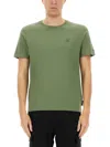Moose Knuckles Green Solid Crew Neck T-shirt