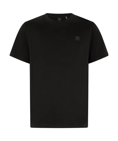 MOOSE KNUCKLES MOOSE KNUCKLES LOGO PATCH CREWNECK T-SHIRT