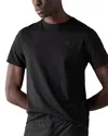 Moose Knuckles Logo-patch T-shirt In Black