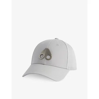Moose Knuckles Dusk Logo Icon Adjustable Cotton Cap In Purple