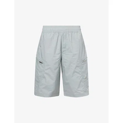 Moose Knuckles Topflight Cargo Shell Shorts In Gray