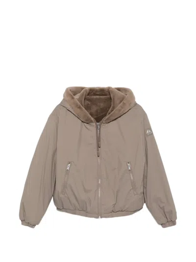 Moose Knuckles Eaton Bunny Kapuzenjacke In Gray