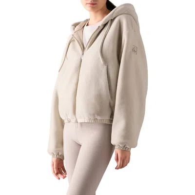 Moose Knuckles Eaton Bunny Reversible Faux Fur Hooded Jacket In Neutral