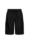 MOOSE KNUCKLES MOOSE KNUCKLES ELASTICATED WAISTBAND CARGO SHORTS