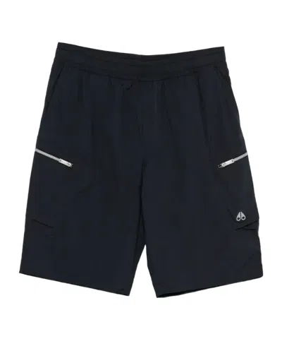 Moose Knuckles Elastic-waist Shorts In Black