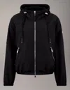 Moose Knuckles Elevate Hooded Jacket In Black