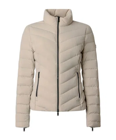 Moose Knuckles Elora Down Jacket In Gray