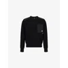 Moose Knuckles Elowan Crewneck Knitted Sweatshirt In Black
