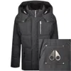 Moose Knuckles Everest 3q Puffer Jacket Grey In Gray