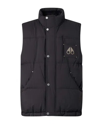 Moose Knuckles Everest Down Puffer Vest In Brown