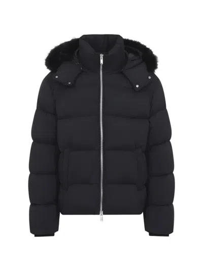 Moose Knuckles Everest Faux Fur-trim Puffer Jacket In Multi
