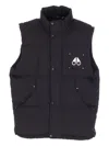 Moose Knuckles Insulated Sleeveless Jacket High Collar In Blue