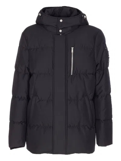 Moose Knuckles 'everest' Quilted Jacket In Black