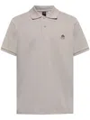 Moose Knuckles Short-sleeved Polo Shirt In 灰色
