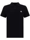 Moose Knuckles Short-sleeved Polo Shirt In Black