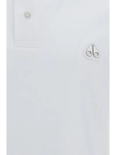 Moose Knuckles Polo Shirts In White