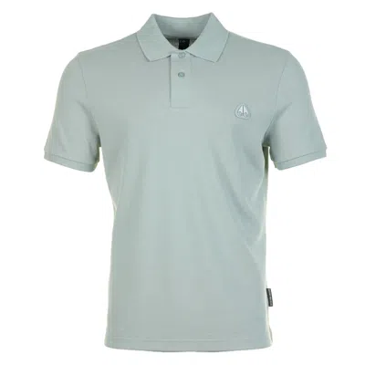 Moose Knuckles Everett Polo Dusty Jade In Green
