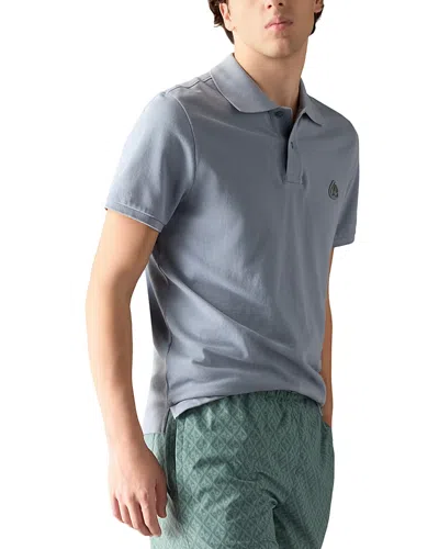 Moose Knuckles Everett Polo Shirt In Blue