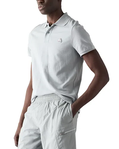 Moose Knuckles Everett Polo Shirt In Gray