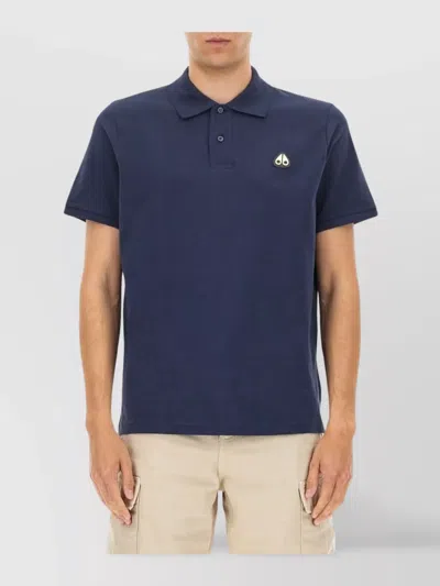 MOOSE KNUCKLES "EVERETT" POLO SHIRT SHORT SLEEVES