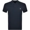Moose Knuckles Everett Mens Polo Shirt In Navy