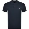 MOOSE KNUCKLES MOOSE KNUCKLES EVERETT POLO T SHIRT NAVY