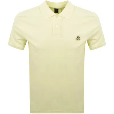 Moose Knuckles Everett Polo T Shirt Yellow