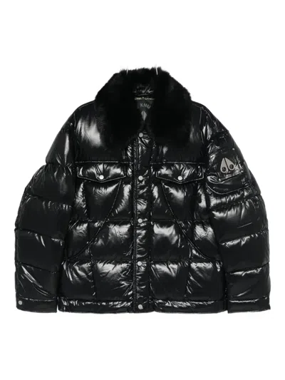 MOOSE KNUCKLES FAUX-FUR COLLAR PADDED JACKET