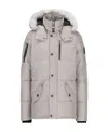 Shop Moose Knuckles Faux-fur Trim Padded Parka