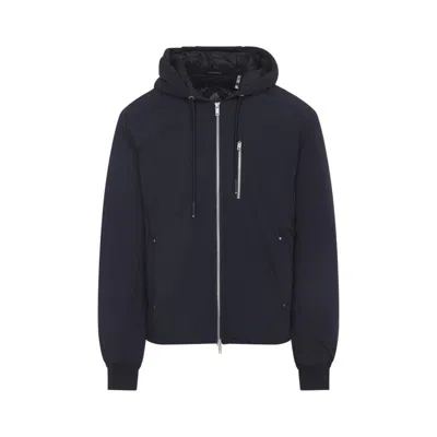 MOOSE KNUCKLES FEATHER DOWN INSULATED JACKET WITH ADJUSTABLE HOOD AND ZIPPERED POCKETS