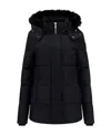 Moose Knuckles Padded Coat In Black