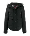 Moose Knuckles Fit Hooded Down Jacket In Black