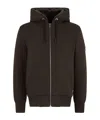 Moose Knuckles Fleece Hooded Sweatshirt In Black