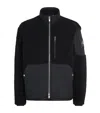 Moose Knuckles High Neck Down Jacket Pockets In Black