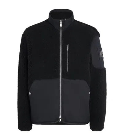 MOOSE KNUCKLES FLEECE-TRIM JACKET